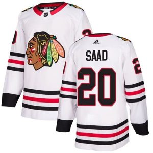 Damen Chicago Blackhawks Trikot Brandon Saad 20 Weiß Authentic